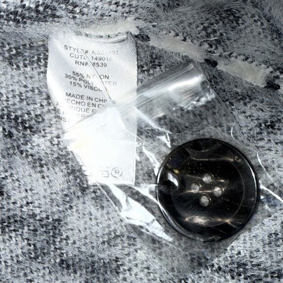 Kut From The Kloth Aaliyah‎ Double Breasted Houndstooth Jacket Large - Picture 6 of 6